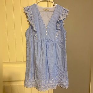 Sleeveless cotton dress